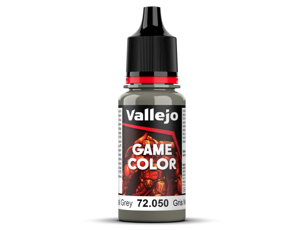 Vallejo Game Color 72050 Neutral Grey Color (18 ml)