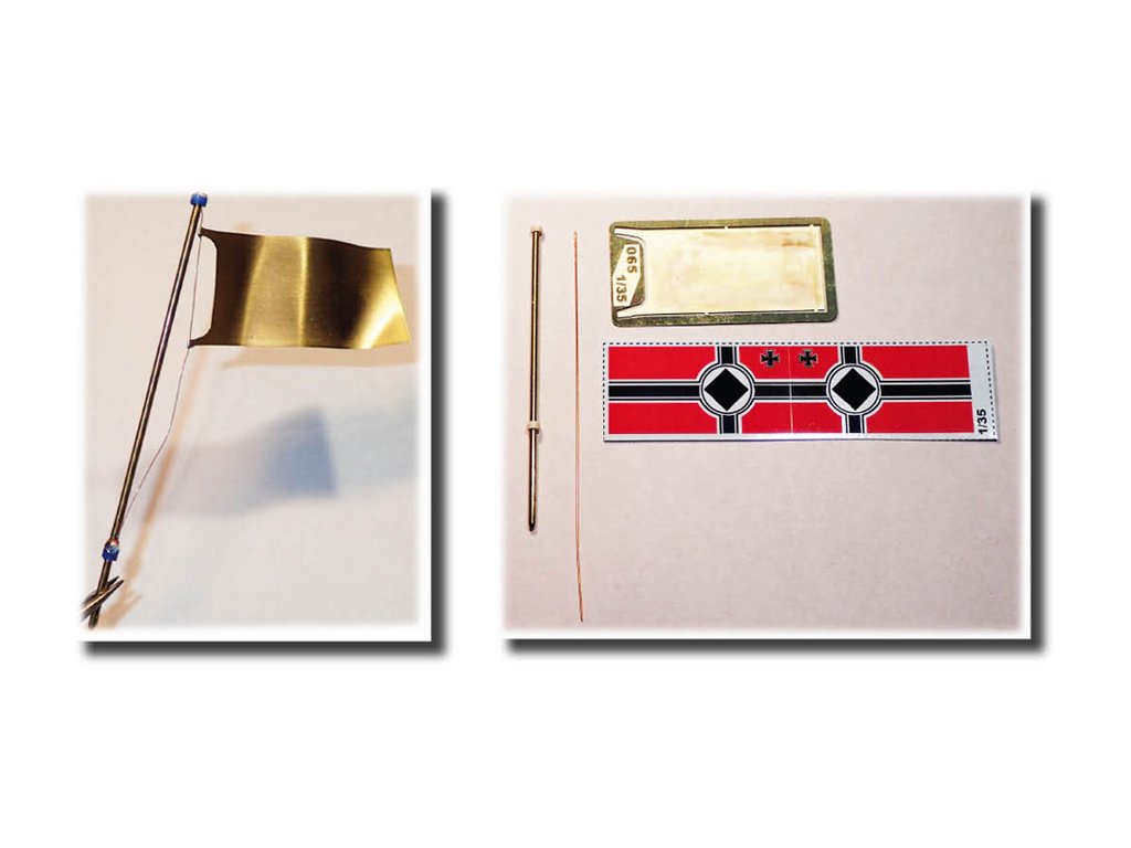 11306 34735 166 sku 065 flag for dkm type vii c u boat border model