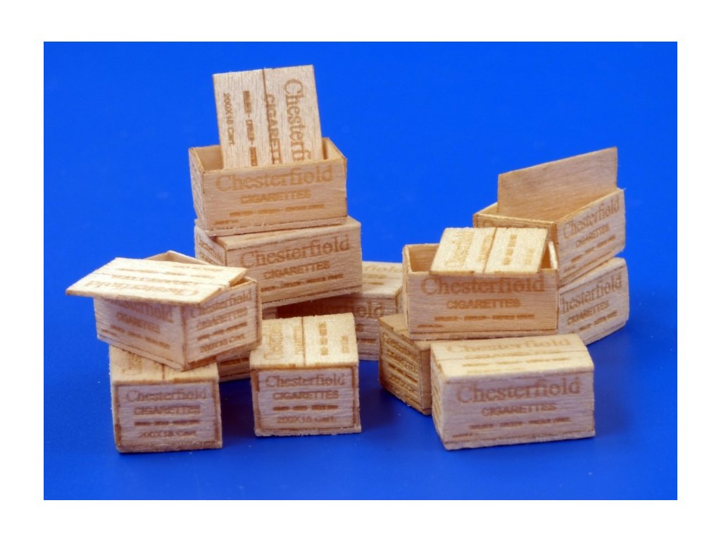 1/35 U.S.Wooden crates for cigarettes-WWII.-Type II.