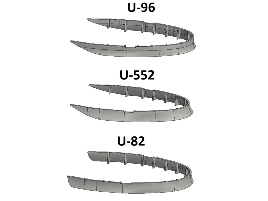 13601 34746 166 sku correction set 3 versions for dkm type vii c u boat border model