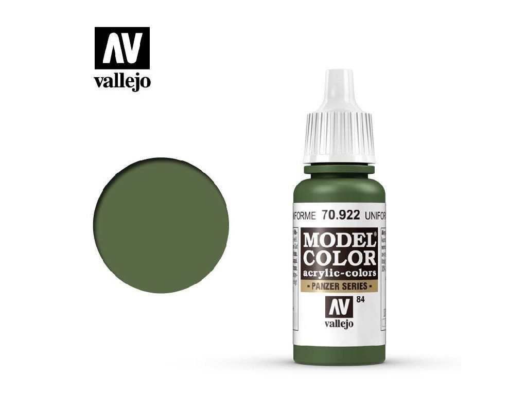 Vallejo Model Color 70922 Uniform Green Matt (18 ml)