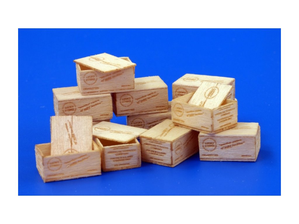 1/35 U.S.Wooden crates for cigarettes-WWII.-Type I.