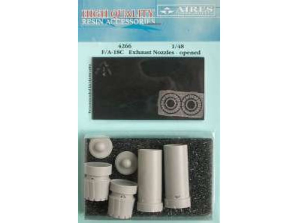 1/48 F/A-18C Hornet exhaust nozzles - opened posit