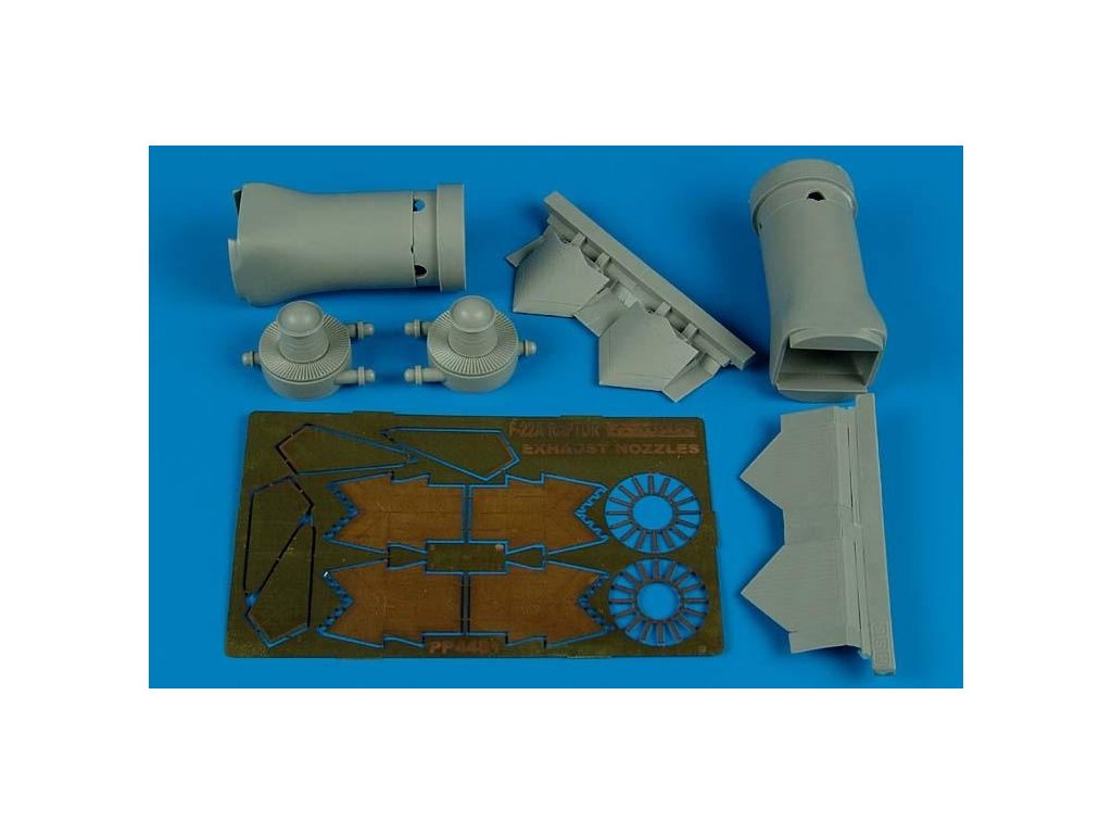 1/48 F/A-22A Raptor exhaust nozzles - closed posit