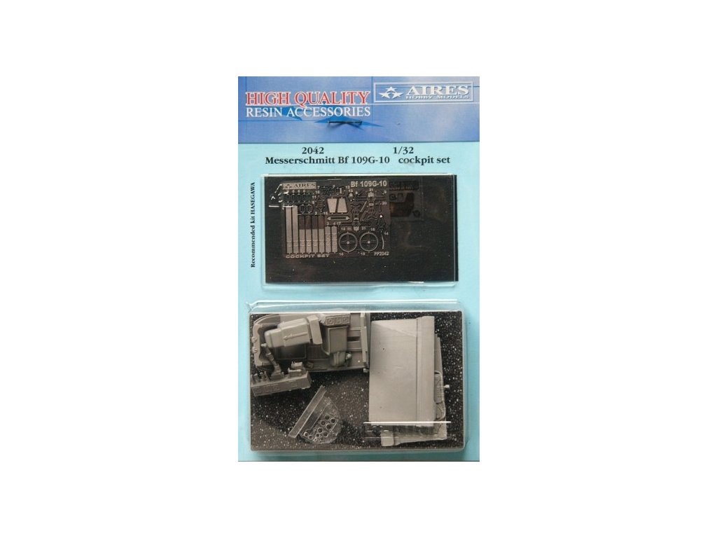 26825 1 32 bf 109g 10 cockpit set with clear instrument panel hasegawa