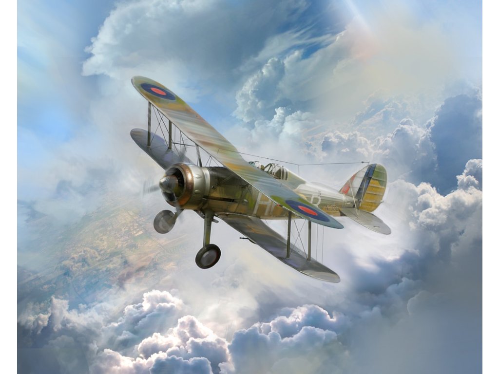 1/32 Gloster Gladiator Mk.II, WWII British Fighter