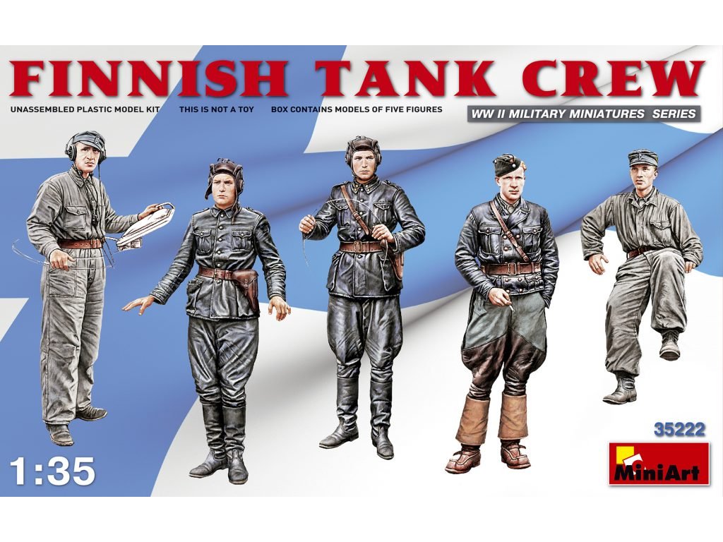 1/35 Finnish Tank Crew - Miniart