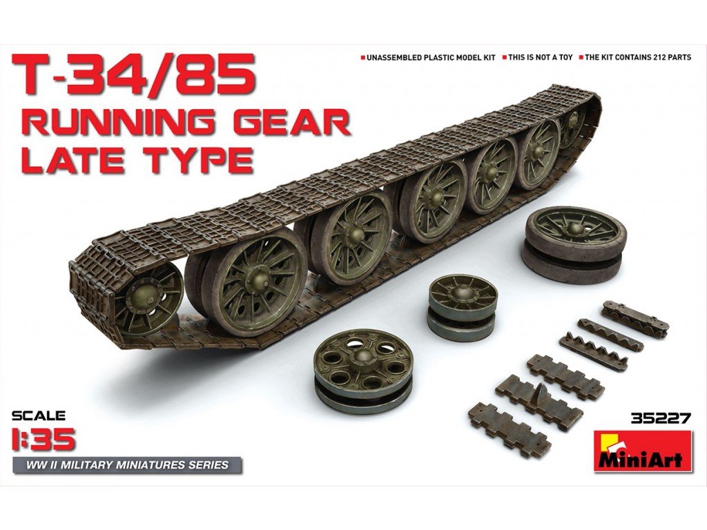 1/35 T-34/85 Running Gear. Late Type