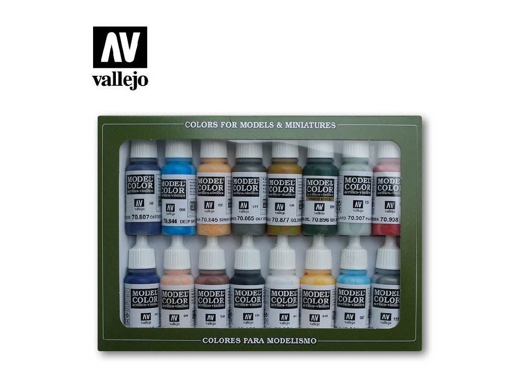 Vallejo Model Color 16 color Set 70111 American Civil War (16)