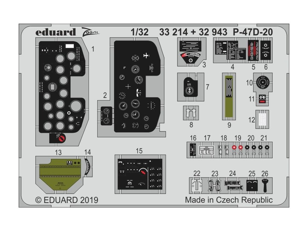 1/32 P-47D-20 for TRUMPETER kit