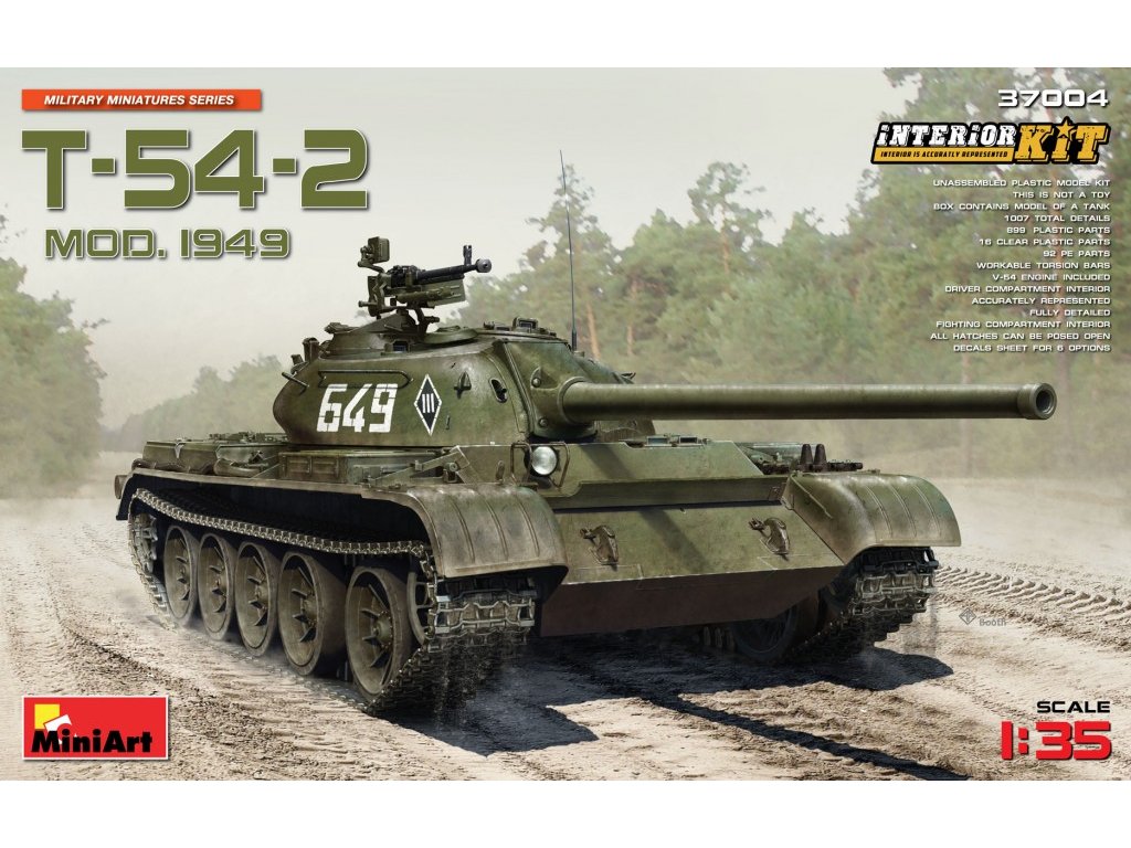 1/35 T-54-2 Mod. 1949 Interior Kit - Miniart
