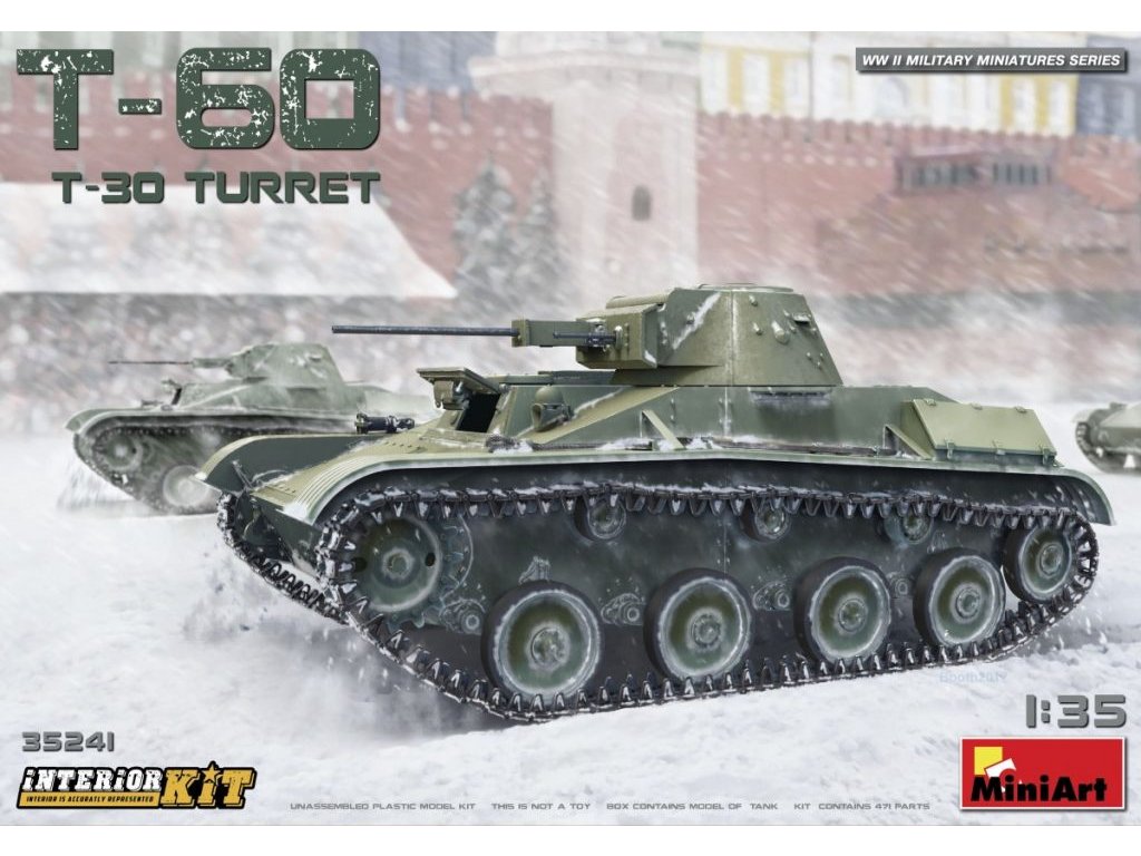 1/35 T-60  (T-30 Turret)  Interior Kit - Miniart