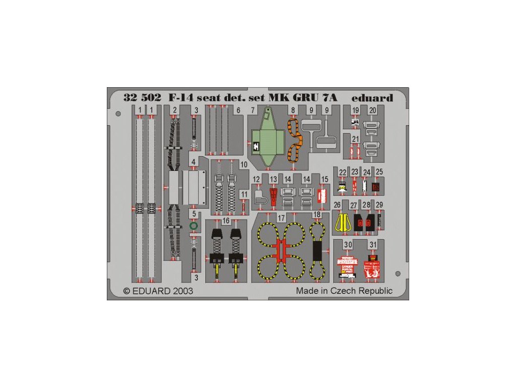 1/32 F-14A ejection seat for TAMIYA kit