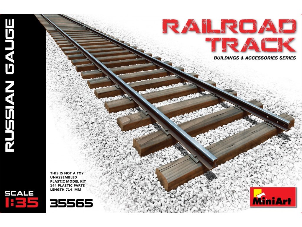 1/35 Railroad Track (Russian Gauge)