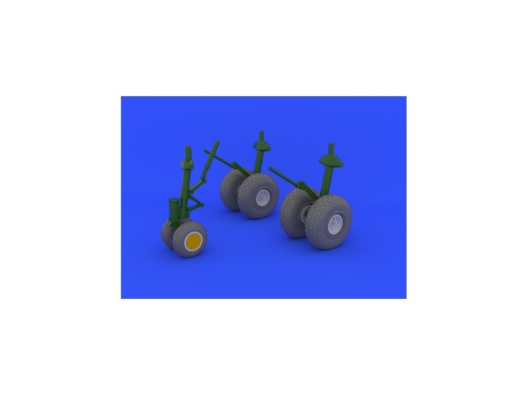 1/48 B-29 wheels for REVELL kit