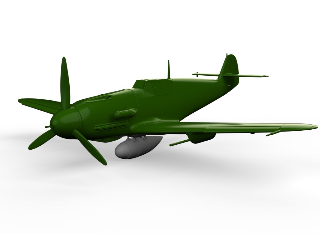 Bf 109F/G external fuel tanks 1/72 recommended for EDUARD