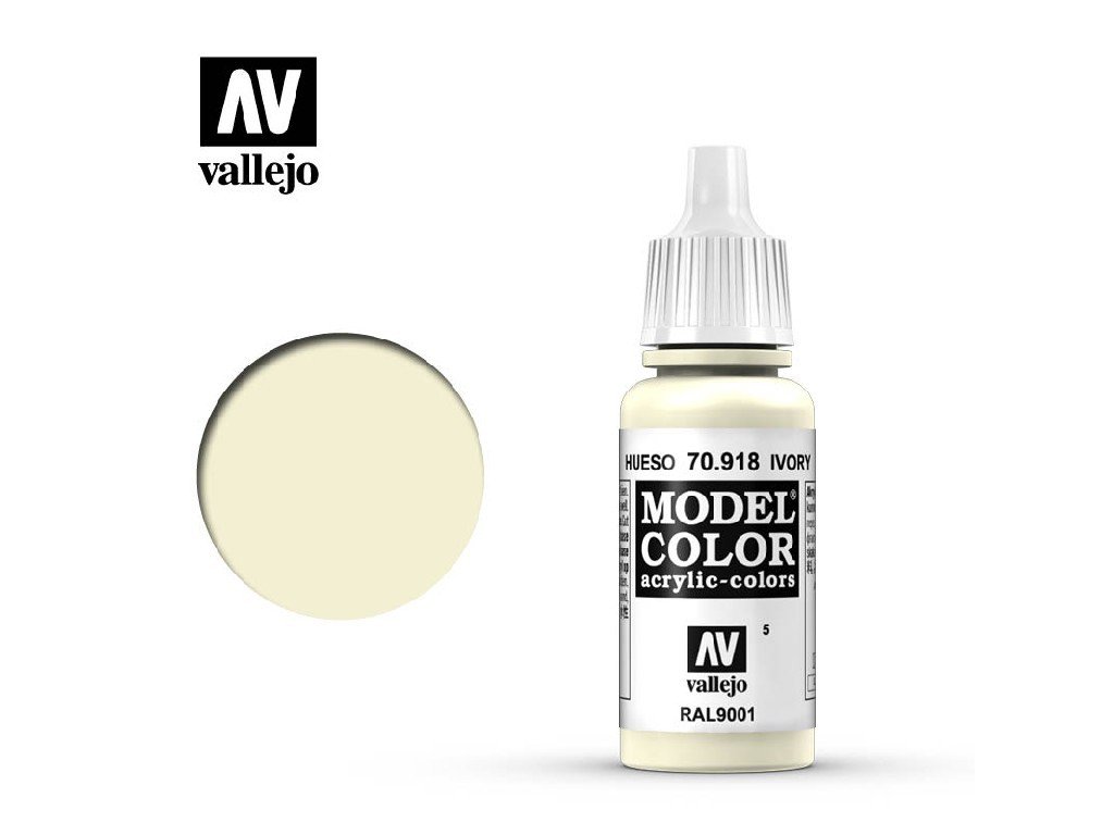 Vallejo Model Color 70918 Ivory (17ml)