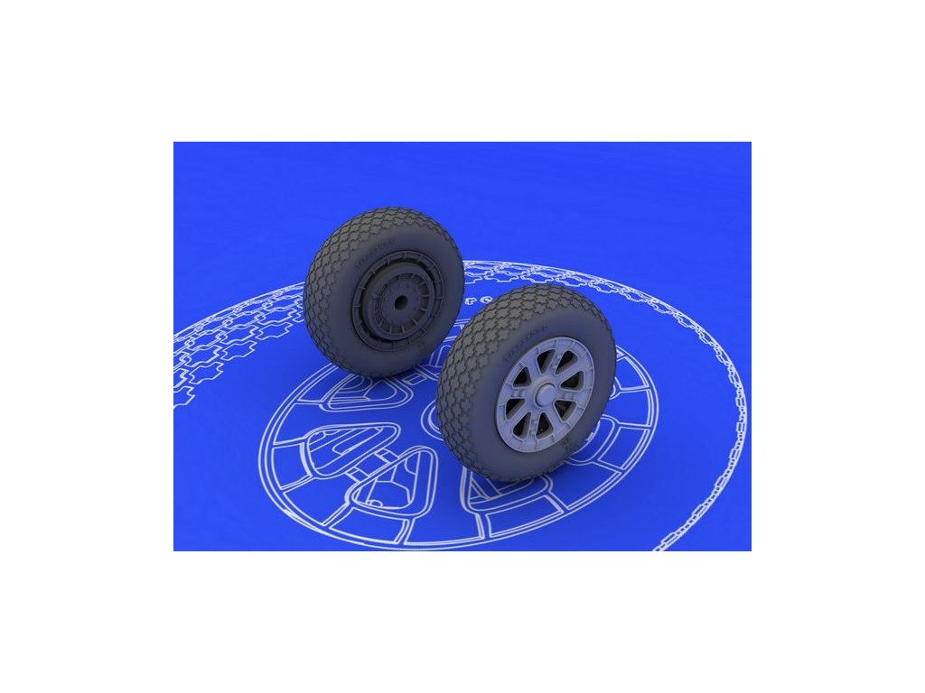 1/48 F6F wheels for EDUARD kit