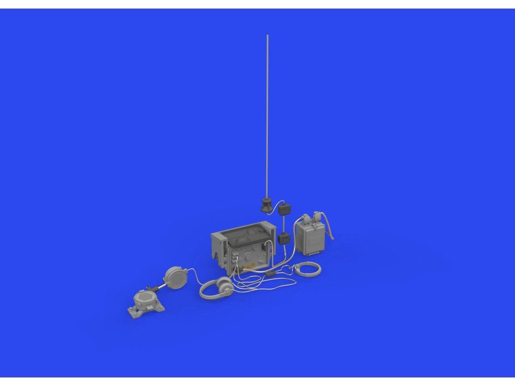 Sd.Kfz. 251/1 Ausf. C radio equipment dark yellow PRINT 1/35 recommended for ACADEMY