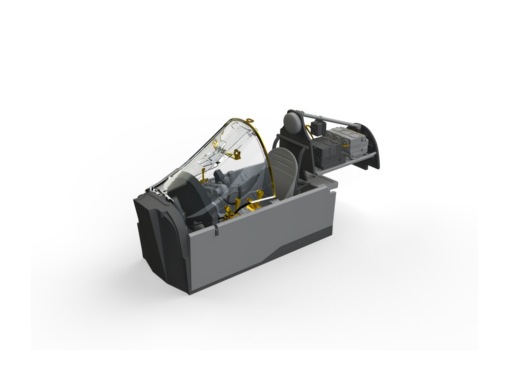 1/48 P-38F cockpit for TAMIYA kit