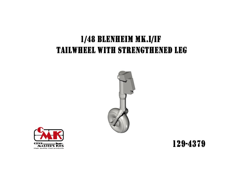 1/48 Blenheim Mk.I/IF Tailwheel with strengthened leg