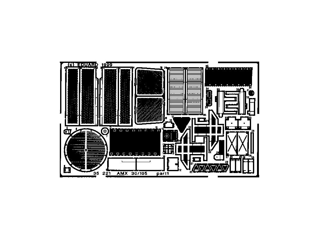 1/35 AMX 30/105 for HELLER kit