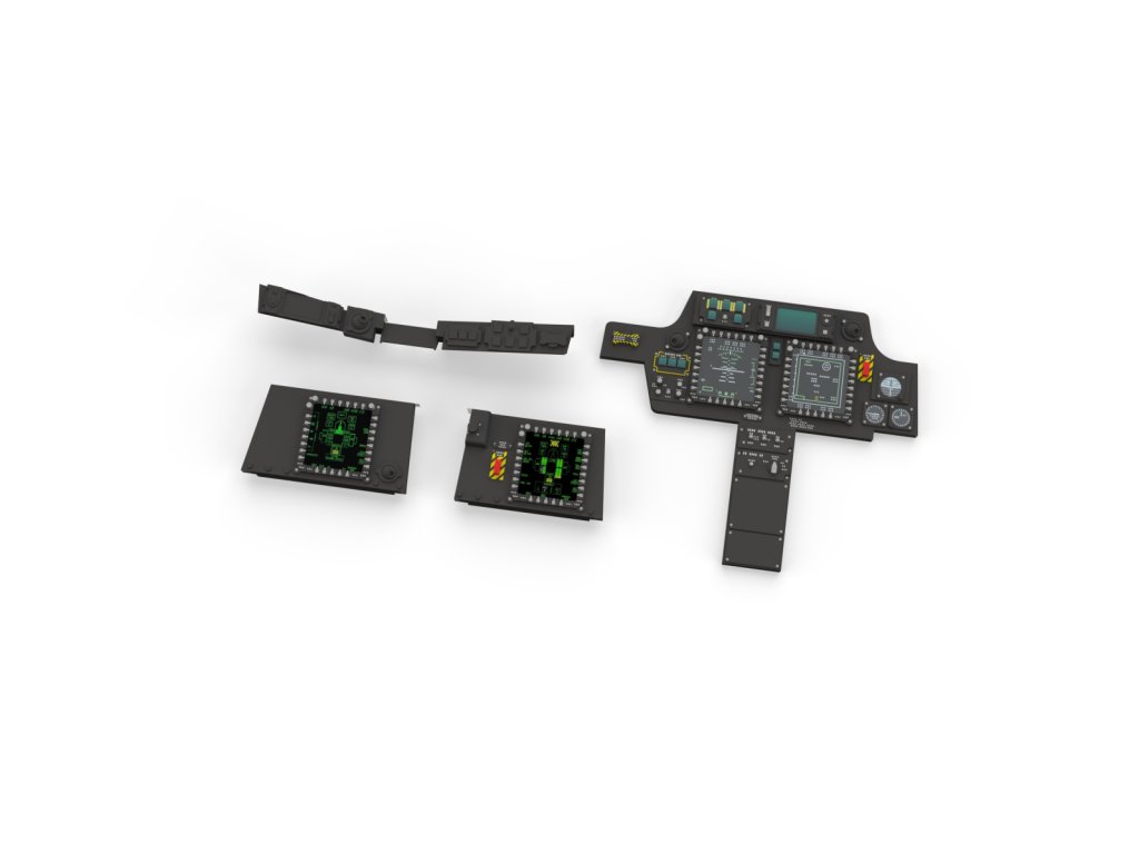 Bf 109F cockpit w/ early seat PRINT 1/72 recommended for EDUARD