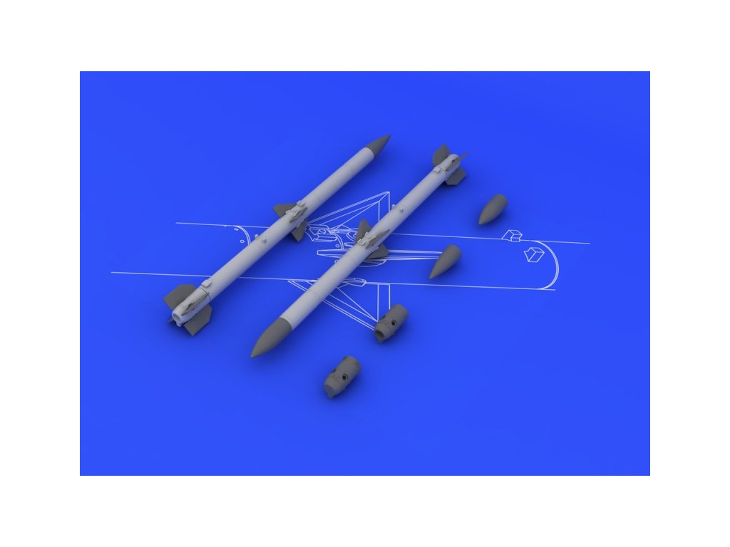 1/48 AIM-120C AMRAAM (2pcs)