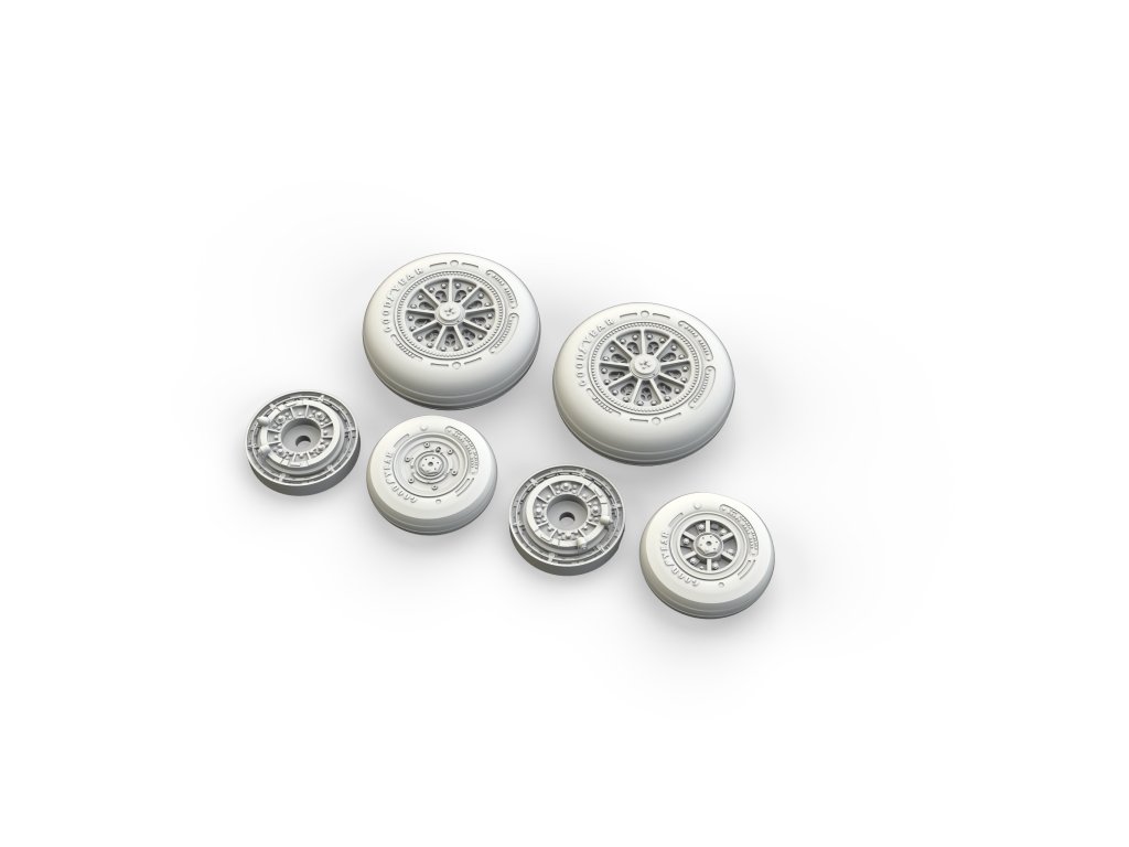 1/48 F-104 wheels late for KINETIC kit