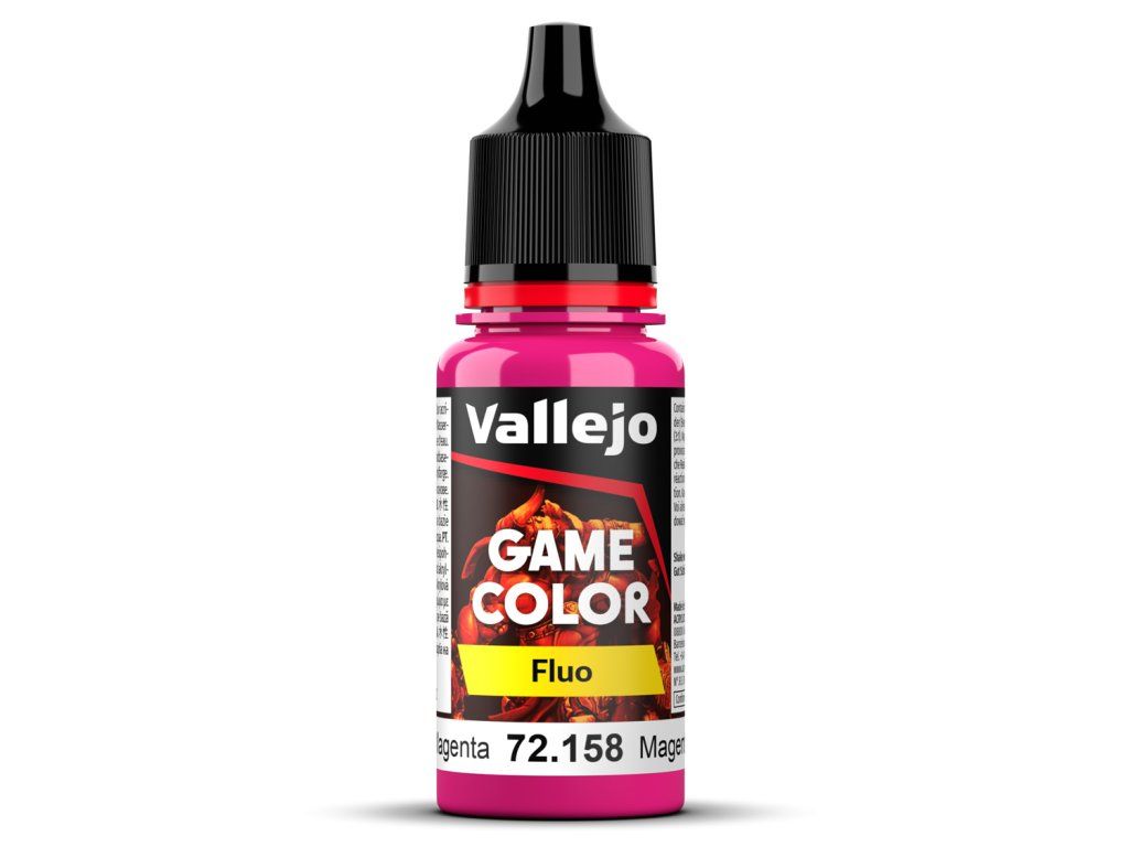 Vallejo Game Color 72158 Fluorescent Magenta Fluo (18 ml)