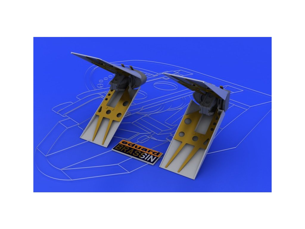 1/48 F-16 airbrakes for TAMIYA kit