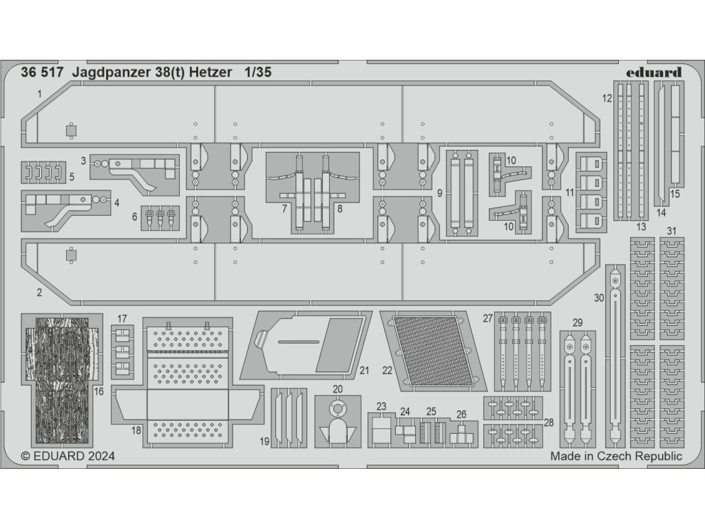 Jagdpanzer 38(t) Hetzer 1/35 recommended for TAKOM