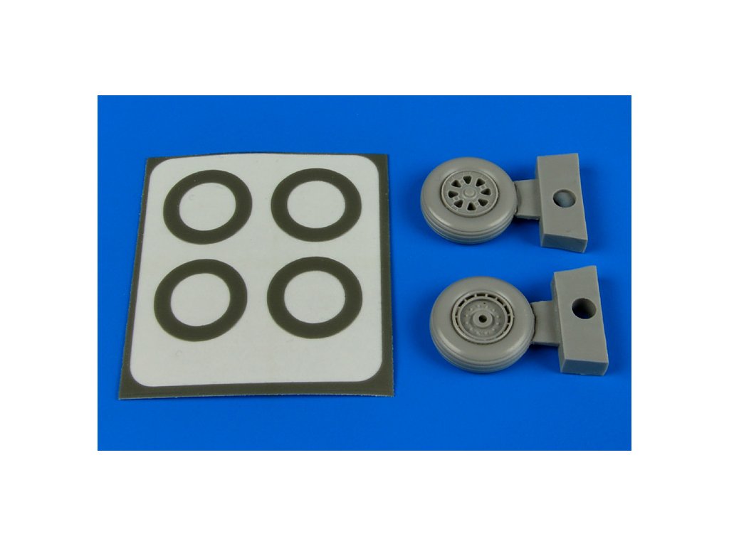1/72 F6F Hellcat wheels & paint masks  (type B)