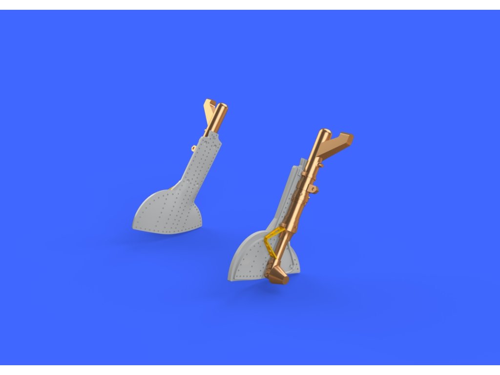 Spitfire Mk.IX legs BRONZE 1/72 recommended for EDUARD