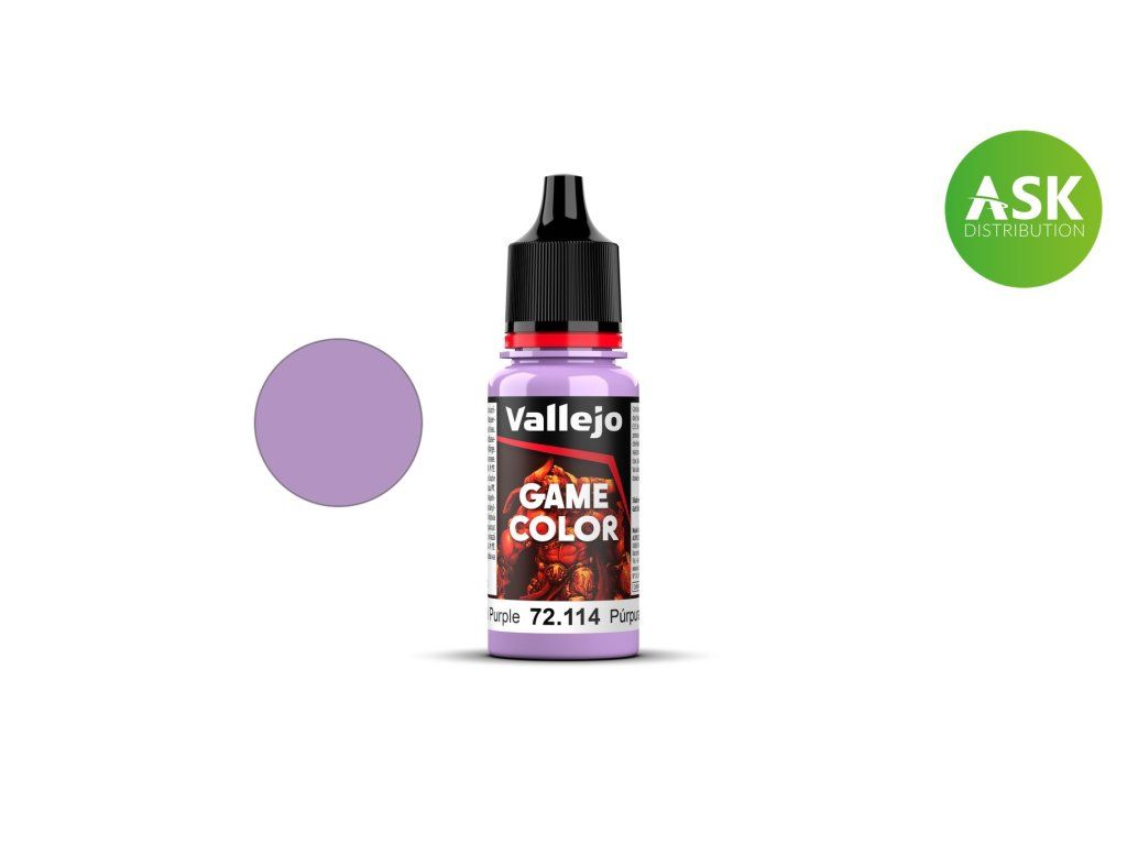Vallejo Game Color 72114 Lustful Purple Color (18 ml)