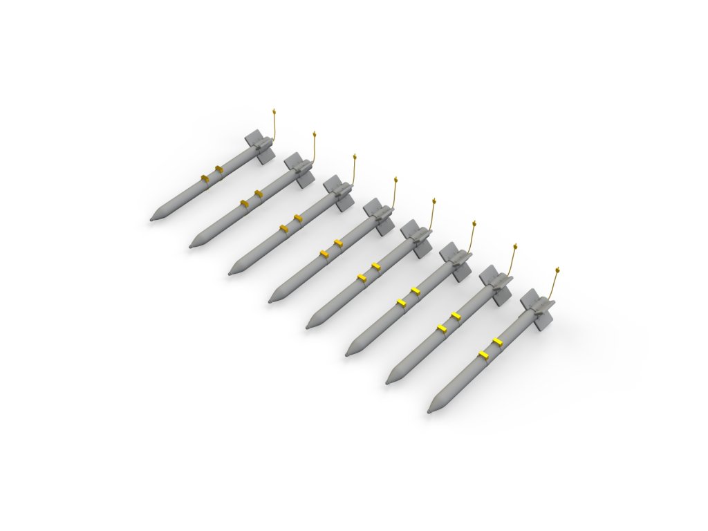1/72 HVAR rockets