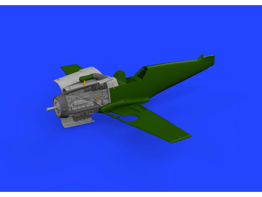 Bf 109G-2/G-4 engine PRINT 1/72 recommended for EDUARD