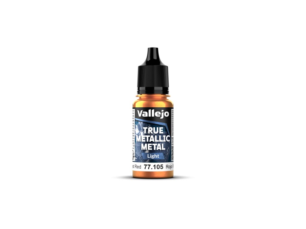Vallejo True Metallic Metal 77105 (Light) Forged Red (18ml)