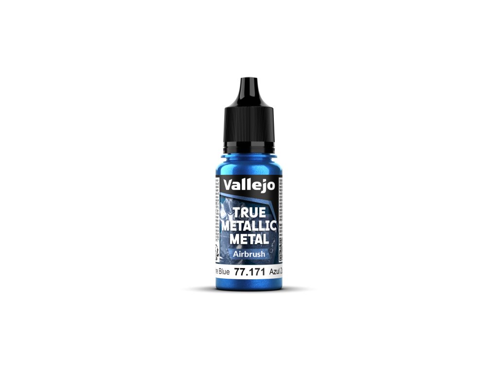 Vallejo True Metallic Metal 77171 (Airbrush) Sapphire Blue (18ml)