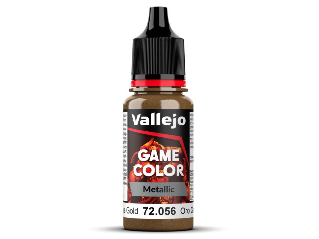 Vallejo Game Color 72056 Glorious Gold Metal (18 ml)