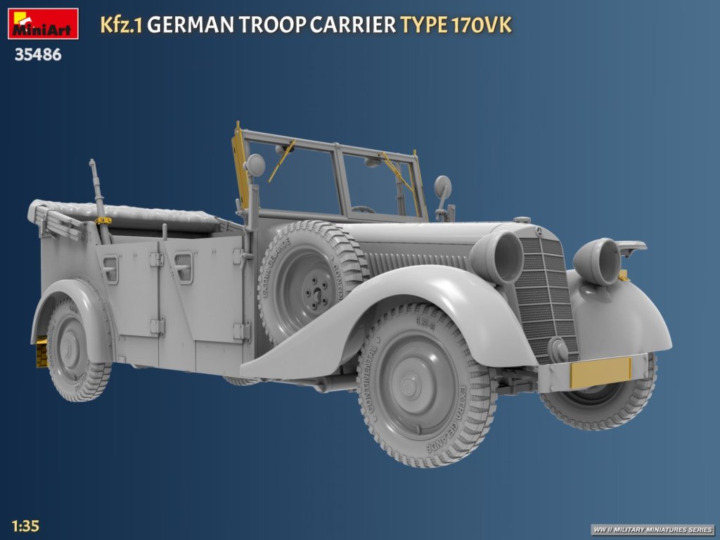 1/35 Kfz.1 German Troop Carrier Type 170VK