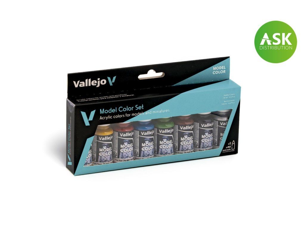 Vallejo Model Color 70260 Wargames Basics 8 colors set (18 ml)