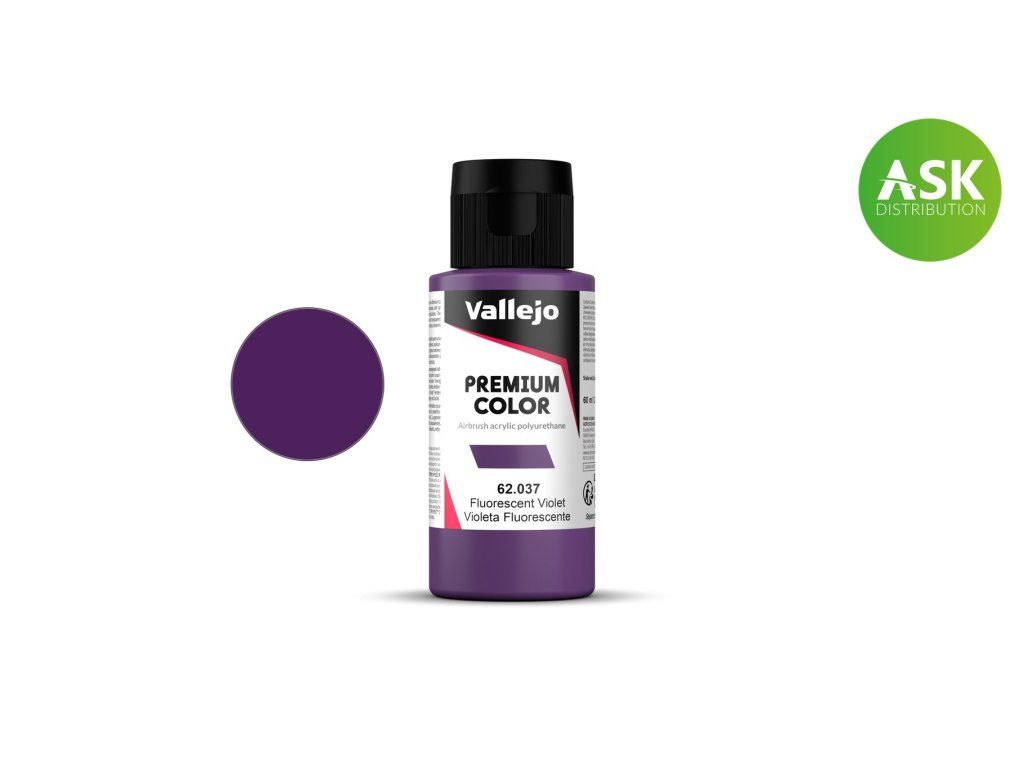 Vallejo Premium Color 62037 Violet Fluo Fluorescent (60 ml)