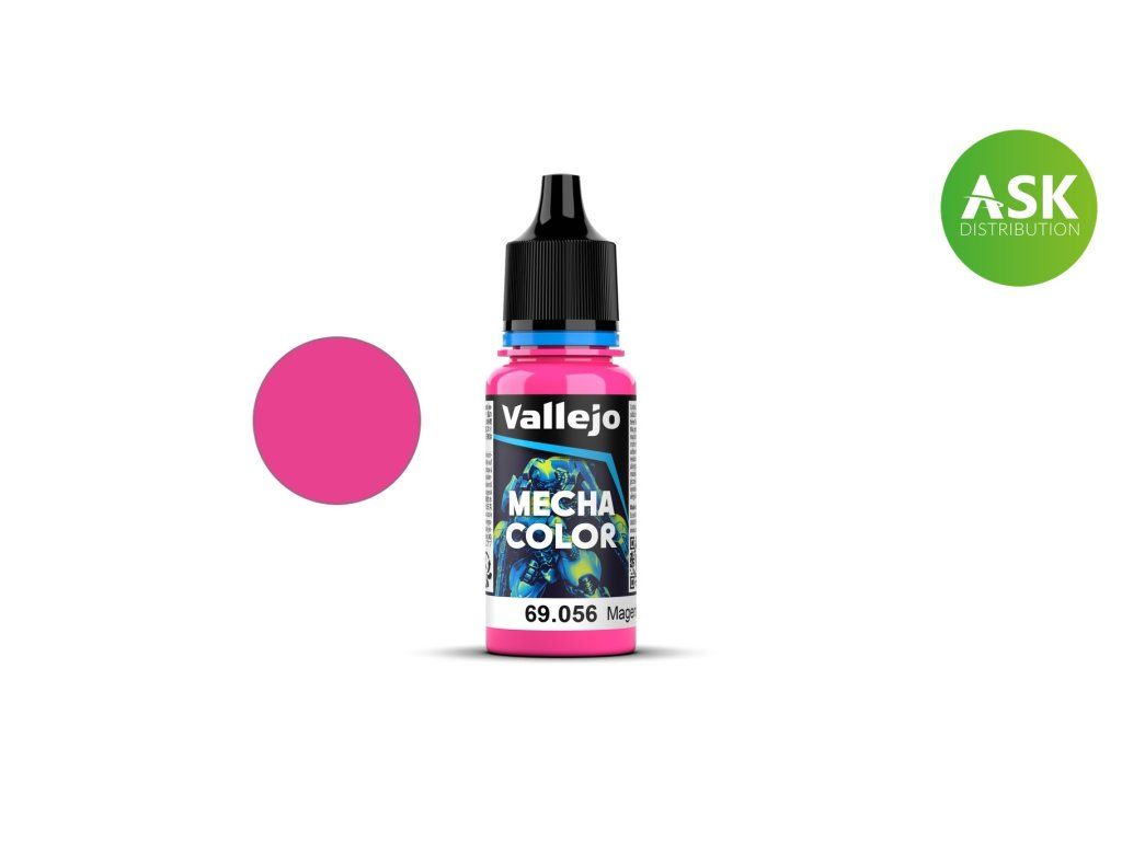 Vallejo Mecha Color 69056 Magenta Fluorescent Fluorescent (18 ml)