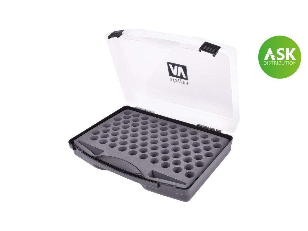 Vallejo Model Color 70098 Plastic carrying case with 80 spaces for 18 ml bottles Plastic Case