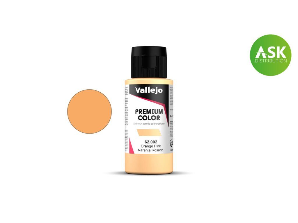 Vallejo Premium Color 62002 Orange Pink Opaque (60 ml)
