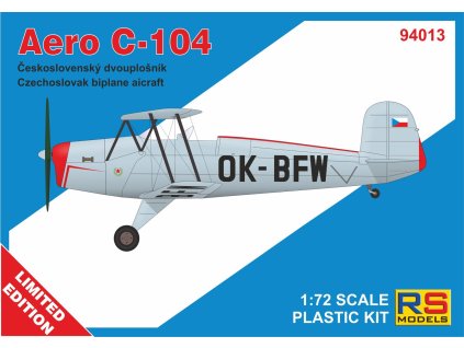1/72 Aero C-104 - 2 decal v. for Czechoslovakia