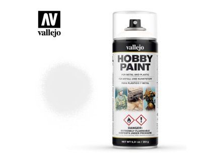 Vallejo Aerosol 28010 White Primer Basic Primer (400 ml)