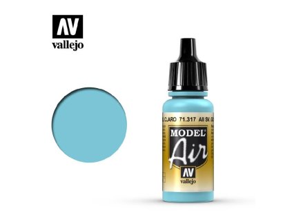 Akrylová barva pro Airbrush Vallejo Model Air 71317 AII SV, Gol Light Blue (17ml)