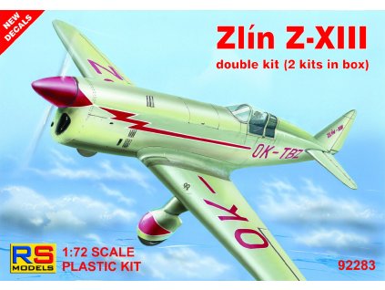 1/72 Zlín Z-XIII "double kit" - 4 decal v. for Czechoslovakia, Yugoslavia